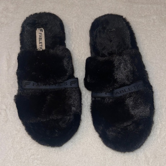 FABLETICS  "Snug Strap Slipper"‎ black size 9 - Picture 2 of 7